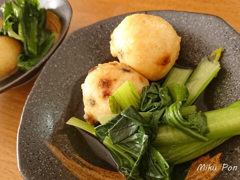 白だしだけ！がんもと小松菜のさっと煮